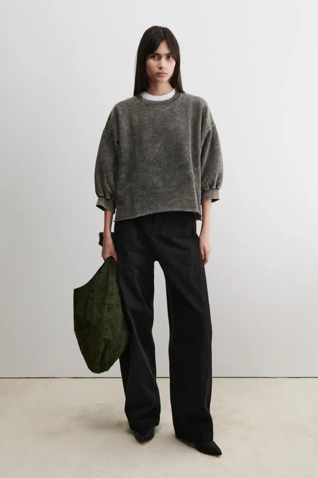 Women Tshirts Sweatshirts Rachel Comey Fond Sweatshirt Smoky Hazelnut
