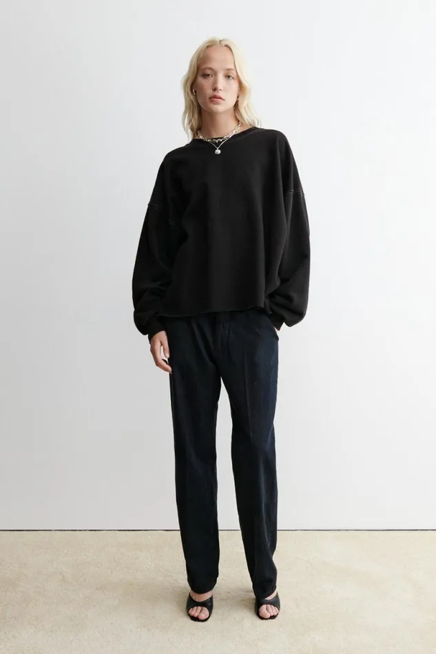 Women Tshirts Sweatshirts Rachel Comey Fonder Sweatshirt Charcoal