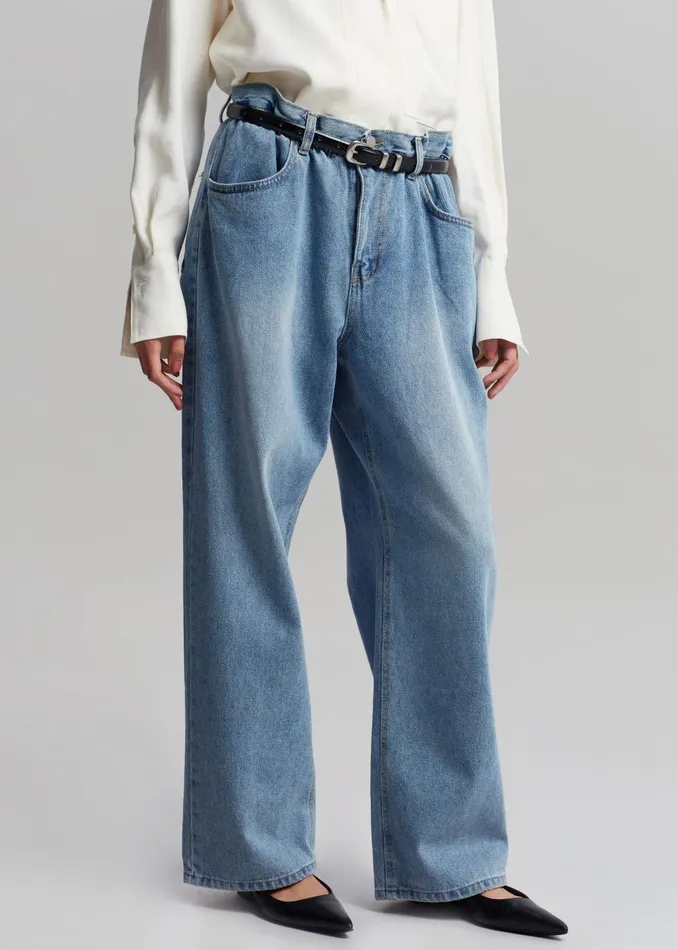 Women Talte Jeans 8211 Worn Wash The Frankie Shop Bottoms