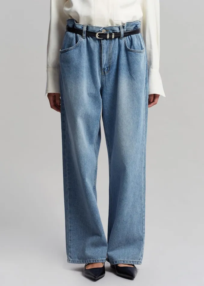Women Talte Jeans 8211 Worn Wash The Frankie Shop Bottoms