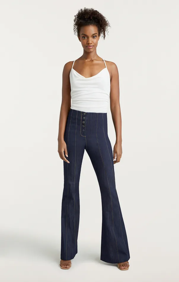 Women Tank Tops and Camisoles Cinq Sept Marta Bodysuit Ivory