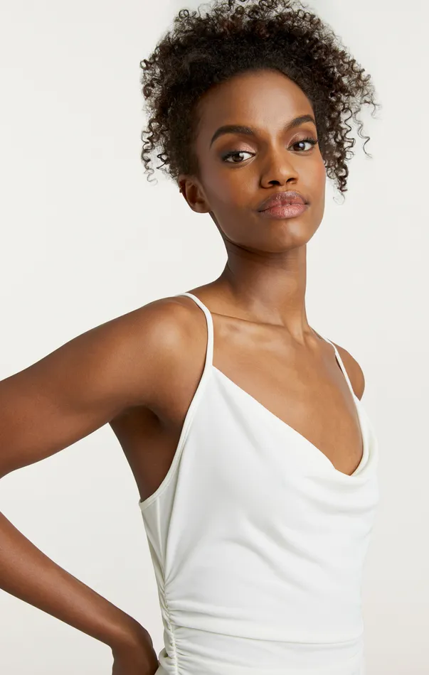 Women Tank Tops and Camisoles Cinq Sept Marta Bodysuit Ivory