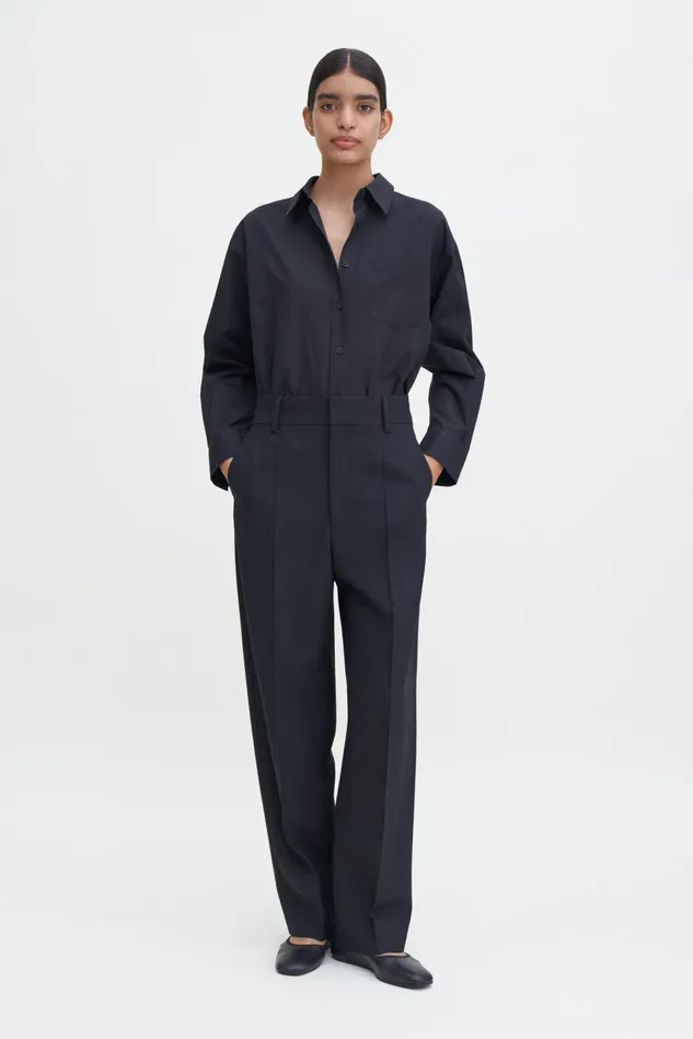 Women Tapered Trousers Black Filippa K Tailoring
