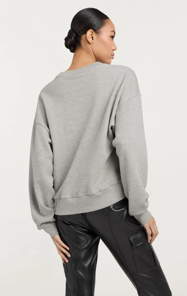 Women Tees and Pullovers Cinq Sept Paris New York Brandy Pullover Heather Greyblack