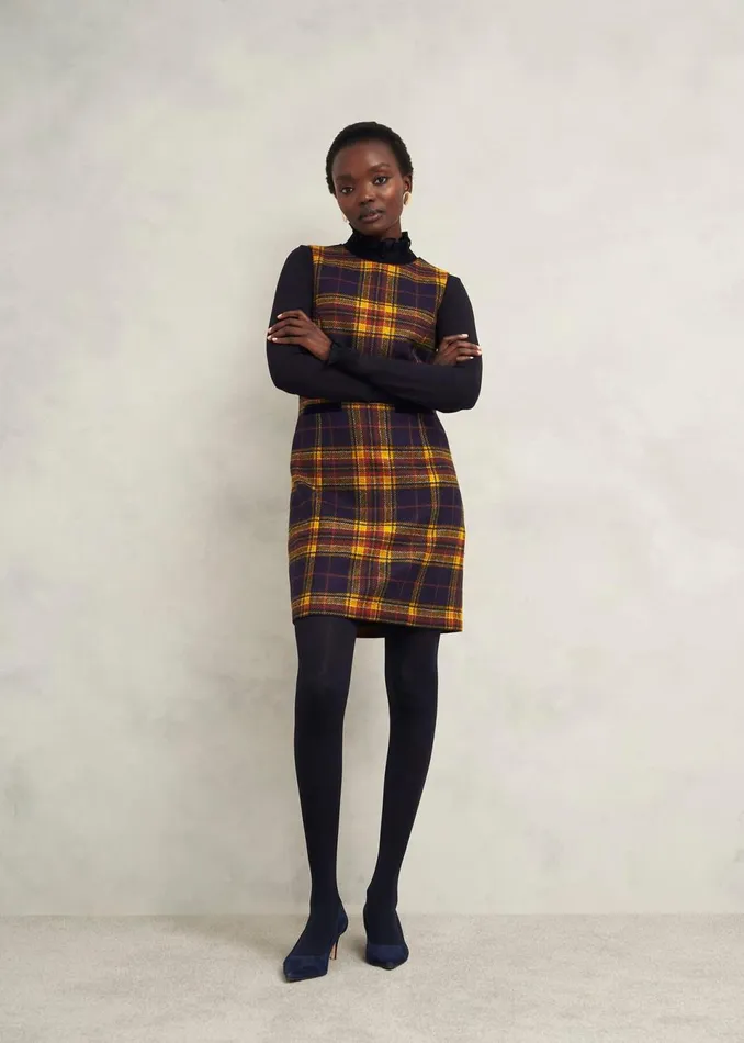 Women Tops Hobbs Sera Frill Top Hobbs Navy