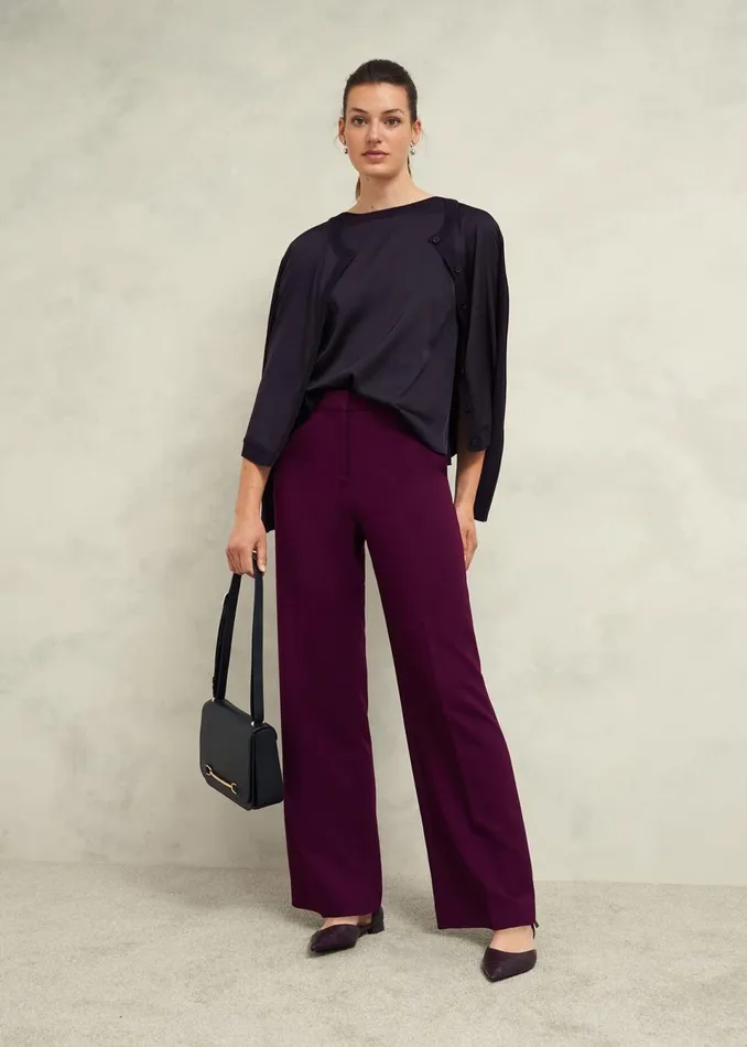 Women Tops Hobbs Trina Knitted Top Hobbs Navy