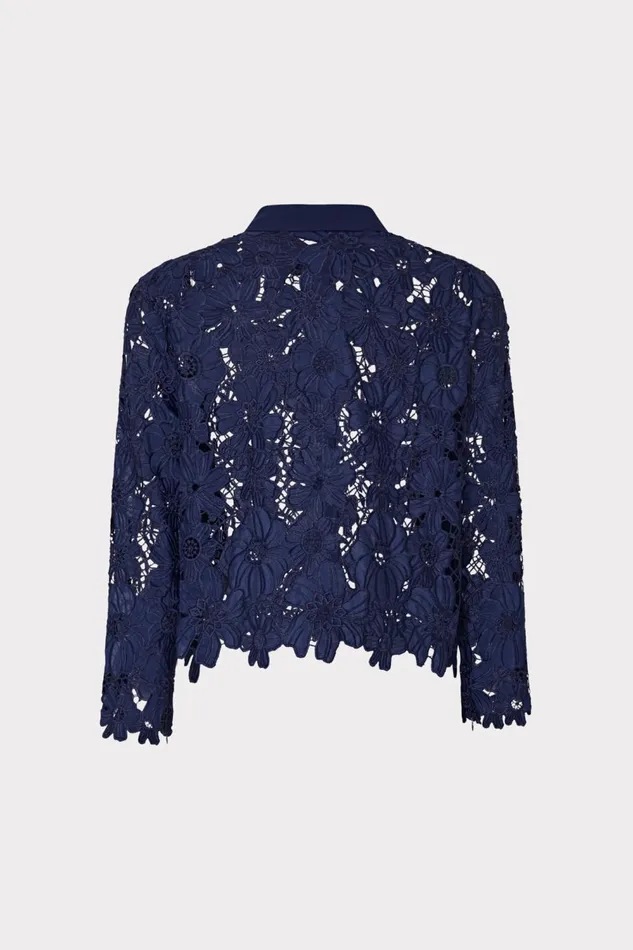 Women Tops Milly June Roja Lace Top Navy Women Tops Milly June Roja Lace Top Navy