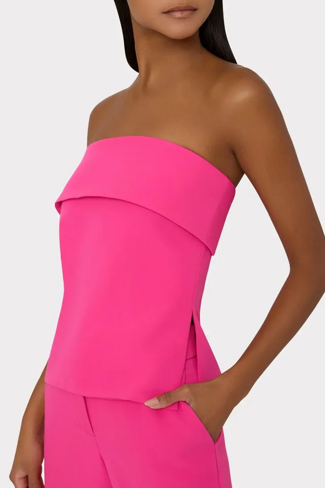 Women Tops Milly Tuala Cady Top Fuchsia Women Tops Milly Tuala Cady Top Fuchsia