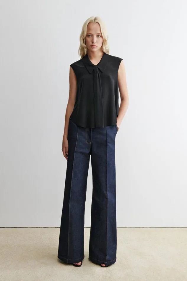 Women Tops Rachel Comey Casben Top Mauve Women Tops Rachel Comey Casben Top Mauve