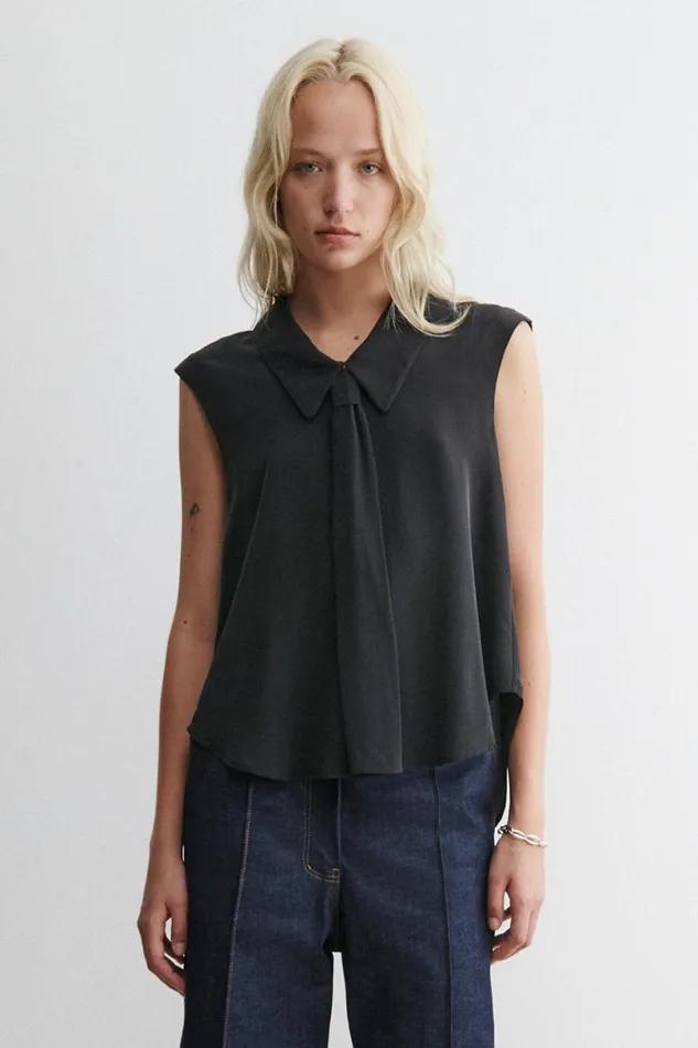 Women Tops Rachel Comey Casben Top Mauve Women Tops Rachel Comey Casben Top Mauve