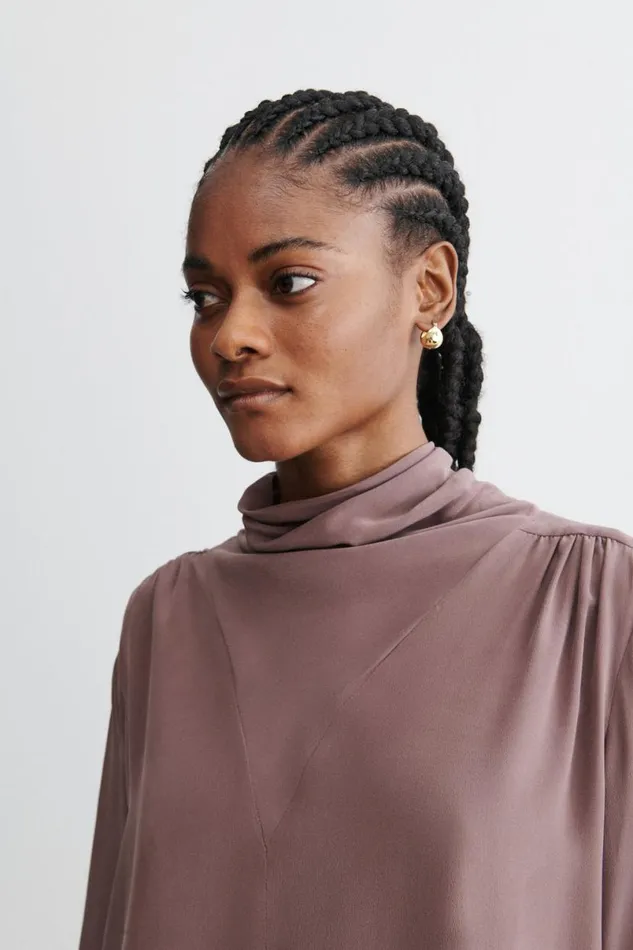 Women Tops Rachel Comey Casben Top Mauve Women Tops Rachel Comey Casben Top Mauve