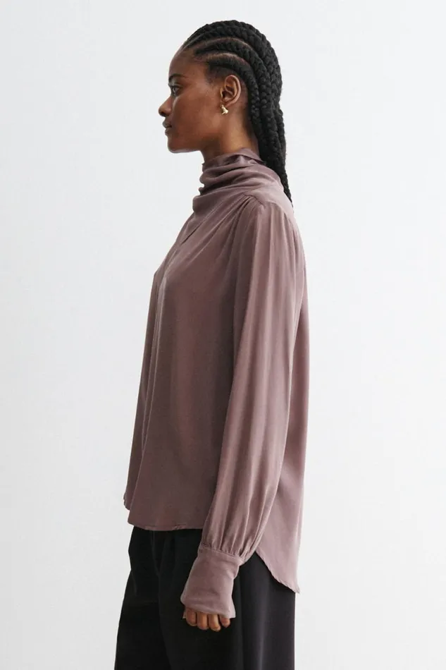 Women Tops Rachel Comey Casben Top Mauve Women Tops Rachel Comey Casben Top Mauve