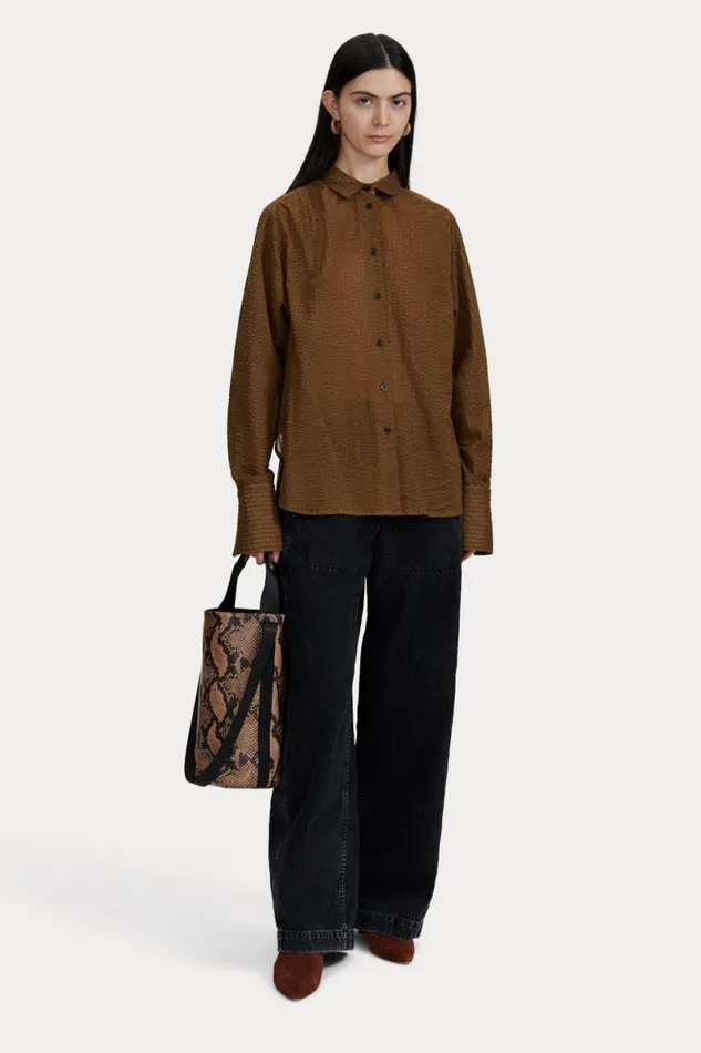 Women Tops Rachel Comey Elora Shirt Black