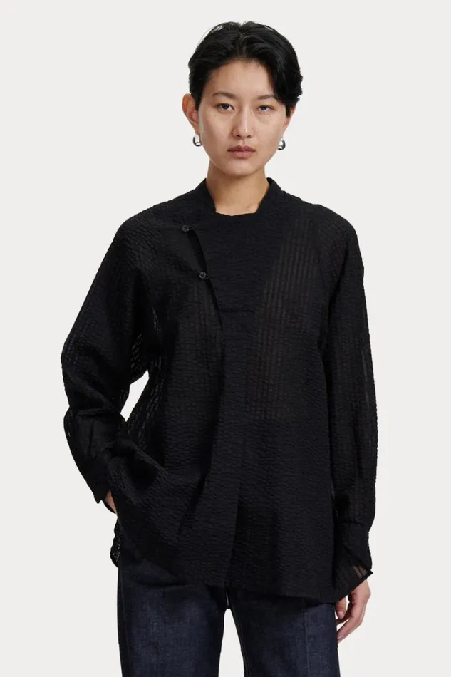Women Tops Rachel Comey Elora Shirt Black