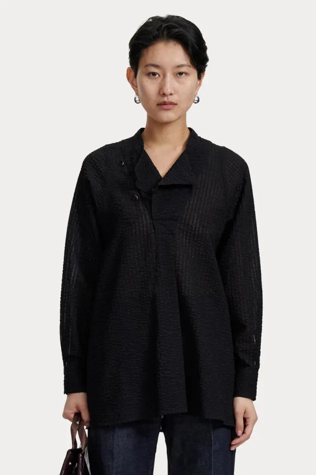 Women Tops Rachel Comey Elora Shirt Black