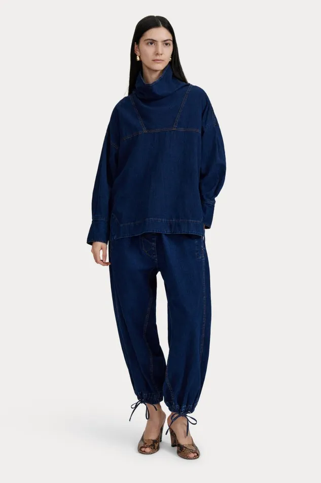 Women Tops Rachel Comey Fiamma Top Dark Indigo