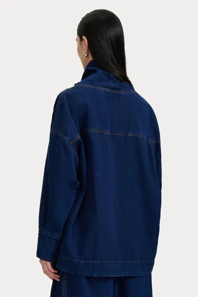Women Tops Rachel Comey Fiamma Top Dark Indigo Women Tops Rachel Comey Fiamma Top Dark Indigo