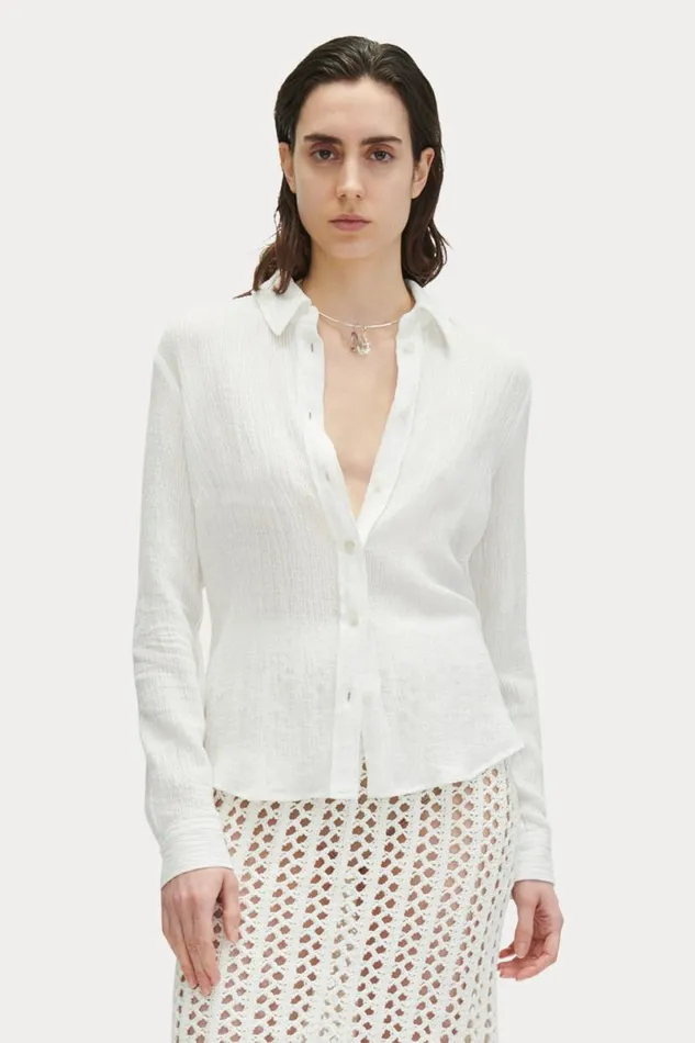 Women Tops Rachel Comey Thyme Shirt Charcoal