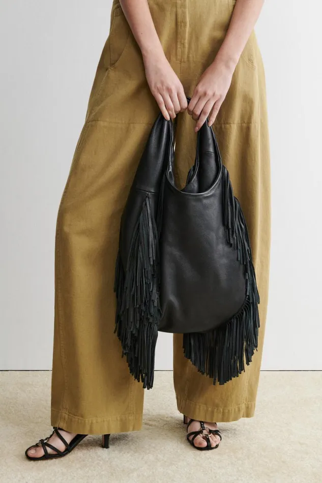 Women Totes Rachel Comey Harley Fringe Bag Black Women Totes Rachel Comey Harley Fringe Bag Black