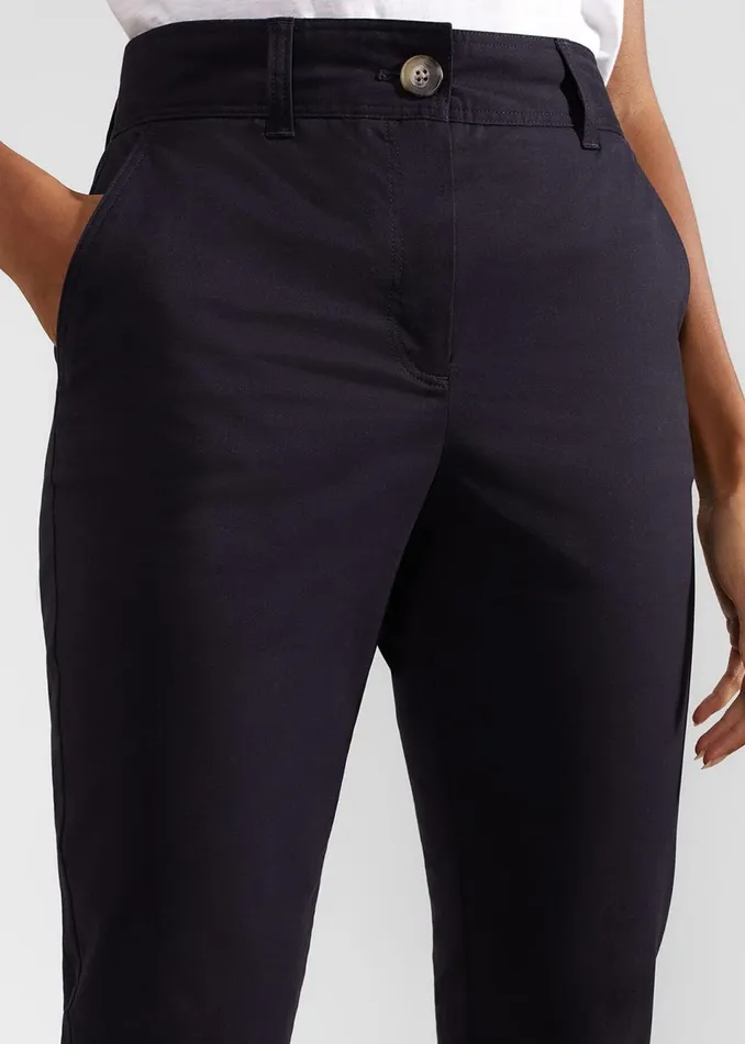Women Trousers Hobbs Calla Chino Navy