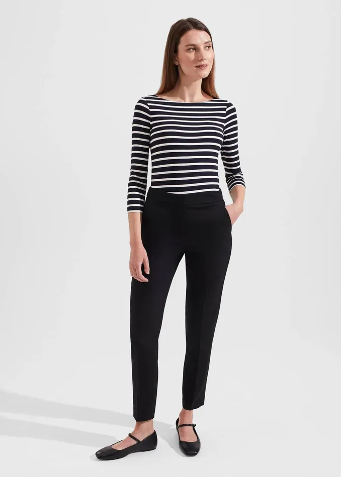 Women Trousers Hobbs Petite Gael Trousers Black