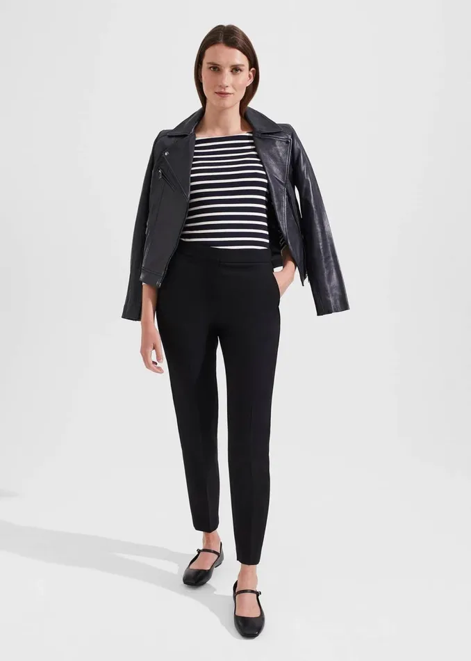 Women Trousers Hobbs Petite Gael Trousers Black