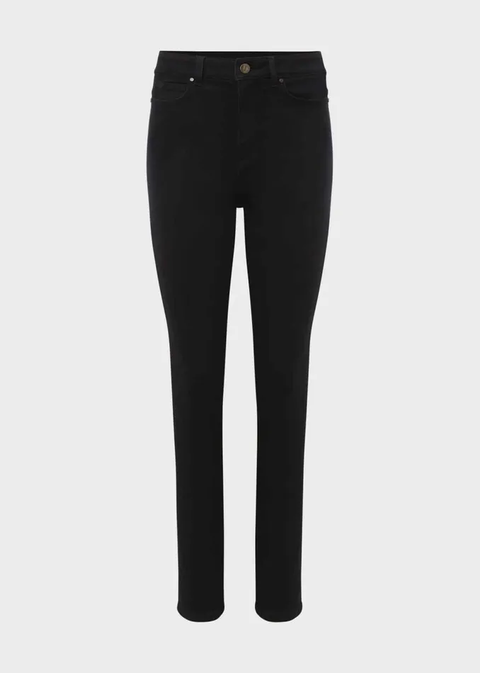 Women Trousers Hobbs Petite Gia Sculpting Jeans Black
