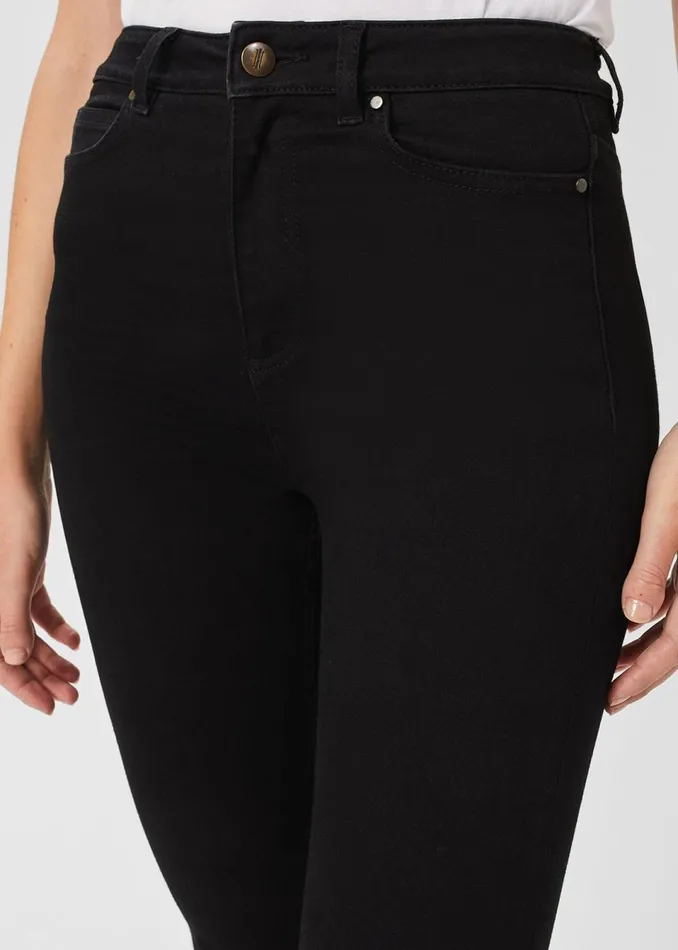 Women Trousers Hobbs Petite Gia Sculpting Jeans Black