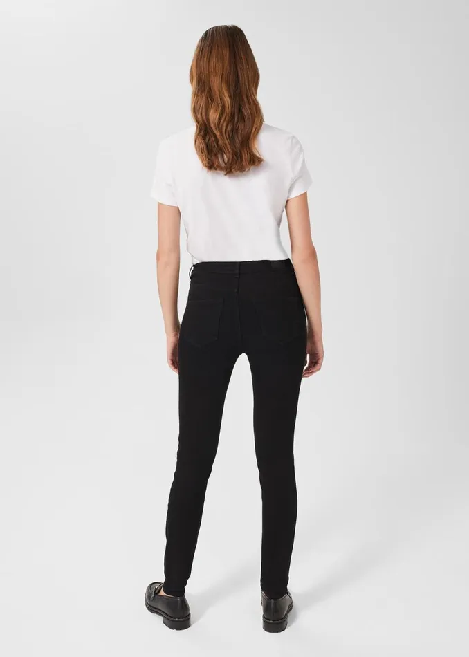 Women Trousers Hobbs Petite Gia Sculpting Jeans Black