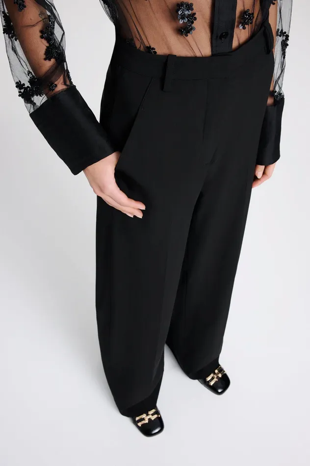 Women Trousers Scanlan Theodore GOTHAM TAILORED TROUSER BLACK Women Trousers Scanlan Theodore GOTHAM TAILORED TROUSER BLACK