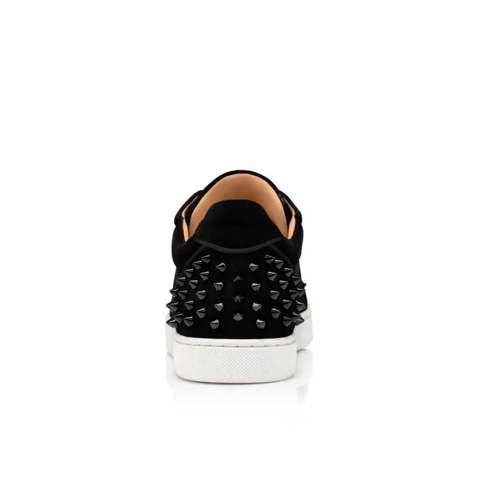 Women Vieira 2 Sneakers 8211 Veau Velours 8211 Black Christian Louboutin Sneakers