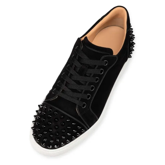 Women Vieira 2 Sneakers 8211 Veau Velours 8211 Black Christian Louboutin Sneakers