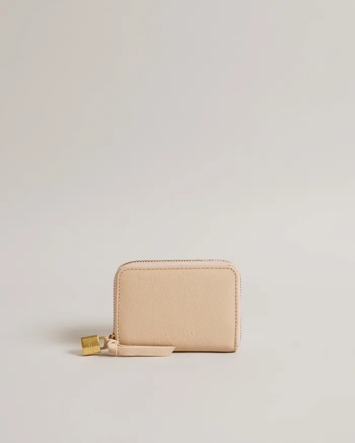 Women WESMIN 8211 Padlock Small Leather Purse Taupe Ted Baker Purses and Cardholders Women WESMIN 8211 Padlock Small Leather Purse Taupe Ted Baker Purses and Cardholders