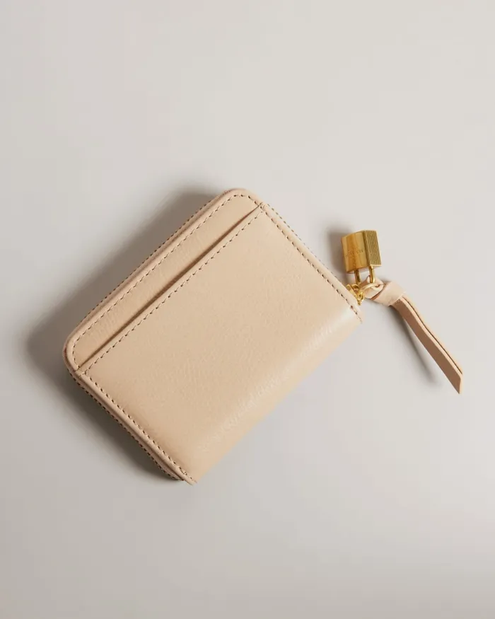 Women WESMIN 8211 Padlock Small Leather Purse Taupe Ted Baker Purses and Cardholders Women WESMIN 8211 Padlock Small Leather Purse Taupe Ted Baker Purses and Cardholders