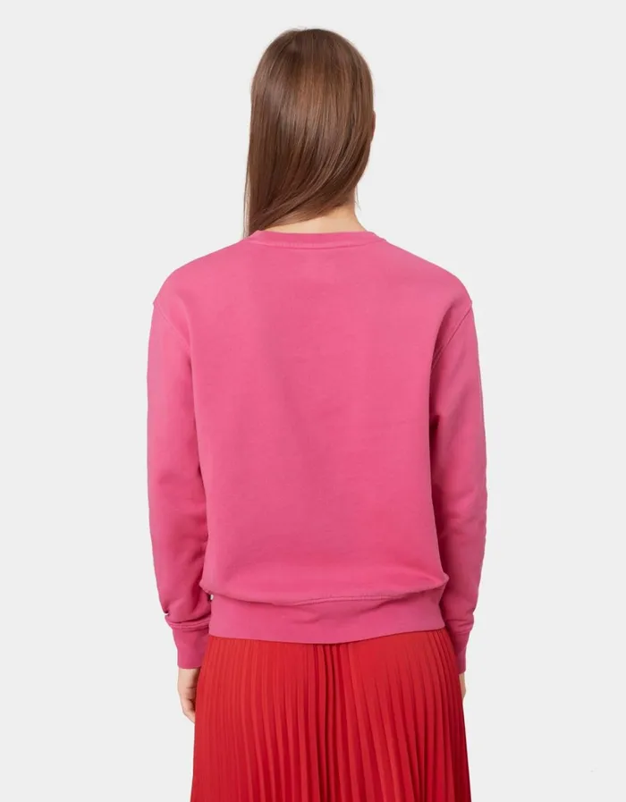 Women Women Classic Organic Crew Misty Brown Colorful Standard Crewneck Sweatshirts