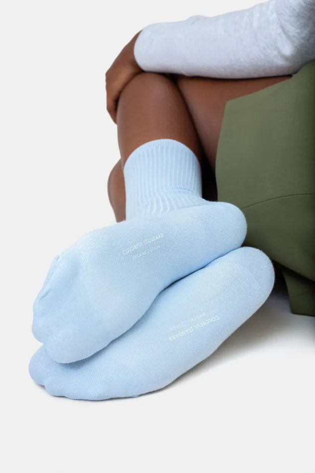Women Women Classic Organic Sock 8211 Dusty Olive Socks Colorfulstandard