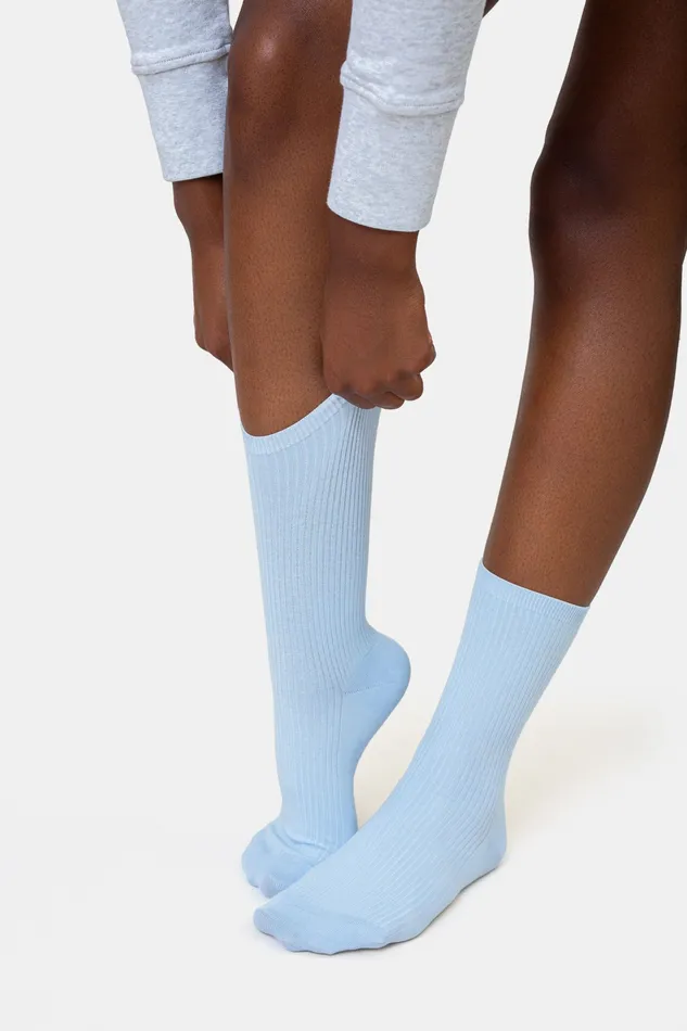 Women Women Classic Organic Sock 8211 Dusty Olive Socks Colorfulstandard