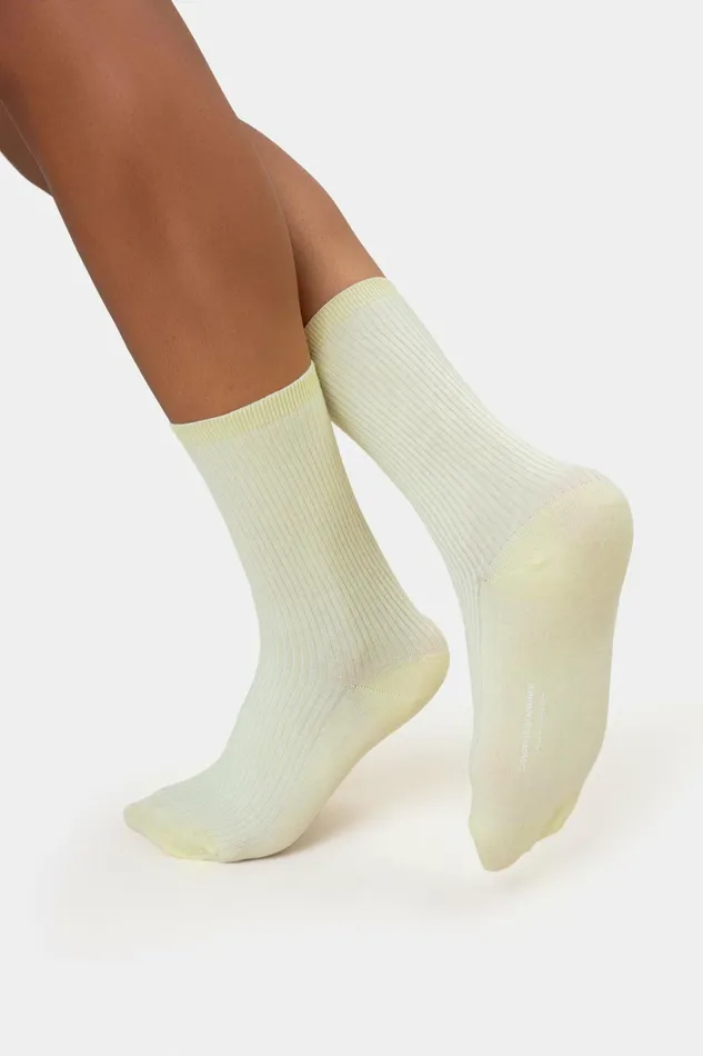 Women Women Classic Organic Sock Deep Black Colorful Standard Socks