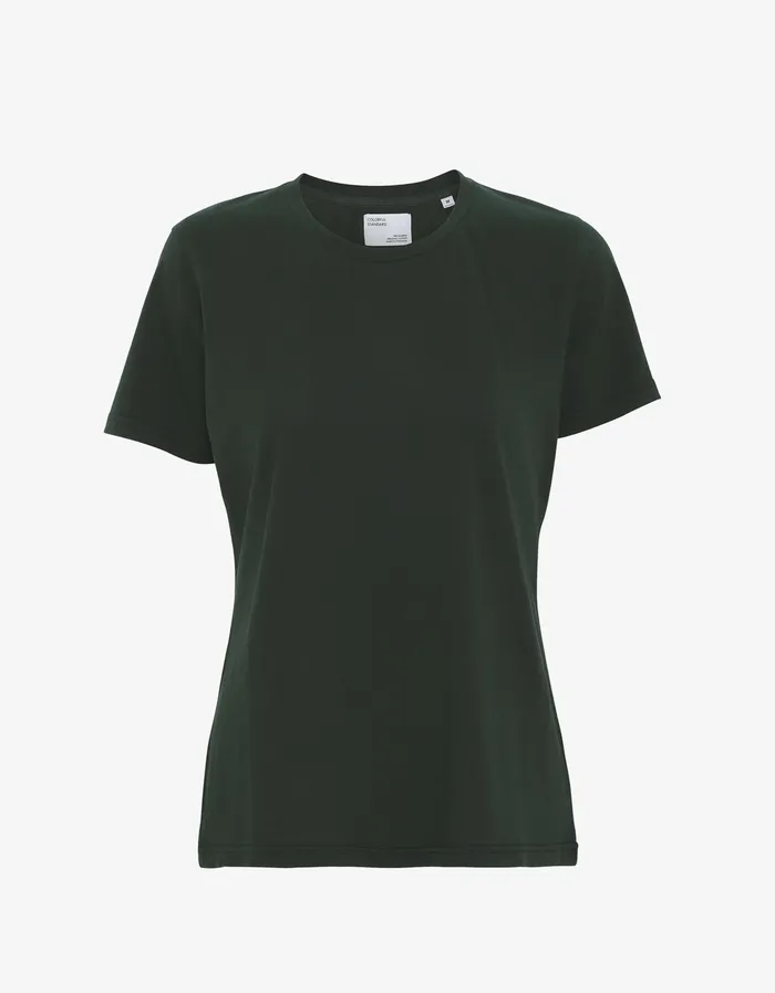 Women Women Light Organic Tee 8211 Hunter Green TShirts Colorfulstandard