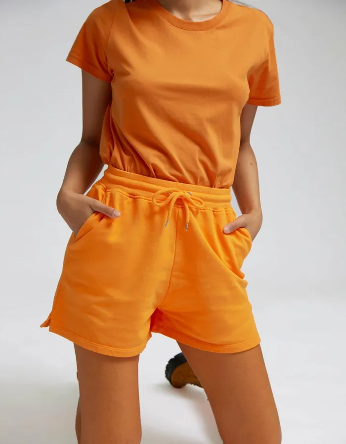 Women Women Organic Sweatshorts Polar Blue Colorful Standard Shorts