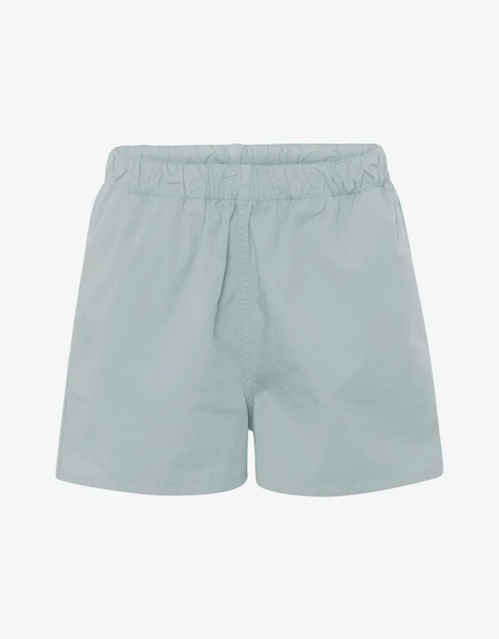 Women Women Organic Twill Shorts Cloudy Grey Colorful Standard Shorts