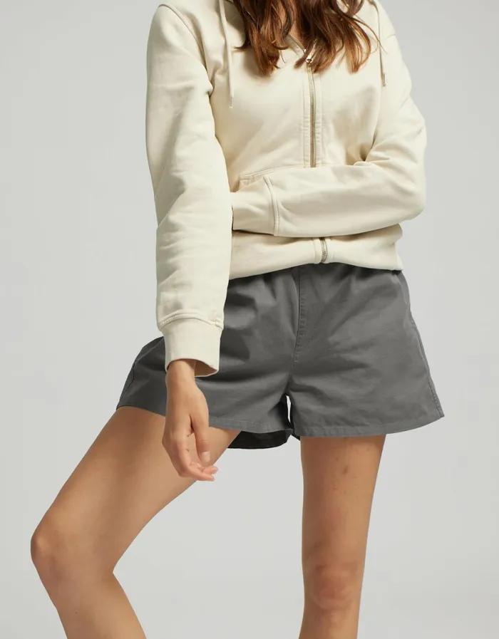Women Women Organic Twill Shorts Faded Pink Colorful Standard Shorts