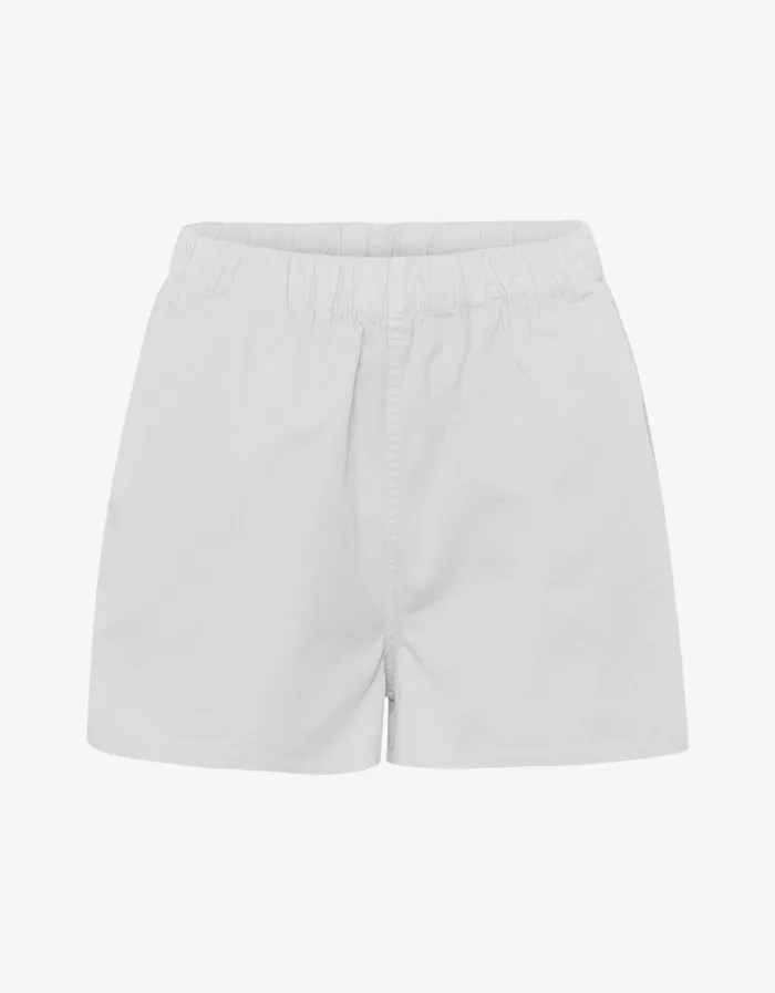 Women Women Organic Twill Shorts Optical White Colorful Standard Shorts