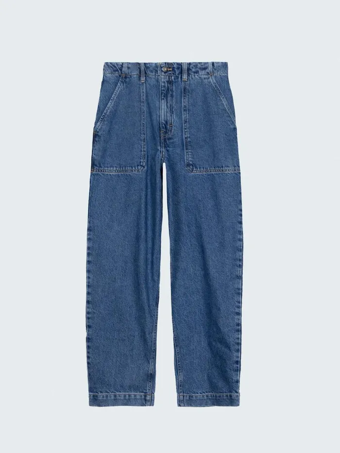 Women Yarrel Jean Washed Retro Indigo Finisterre Trousers and Leggings