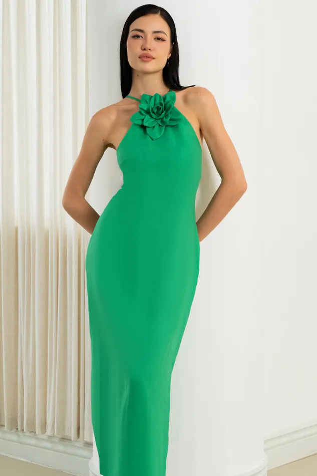 Women YUMI KIM Dresses CHER DRESS Green Linen