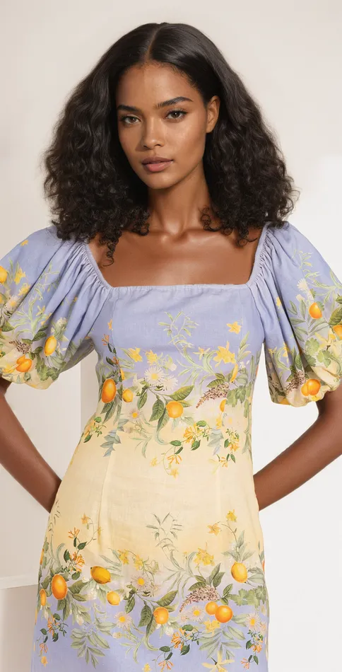 Women YUMI KIM Dresses HARLEY LINEN DRESS Coastal Grove Sunrise