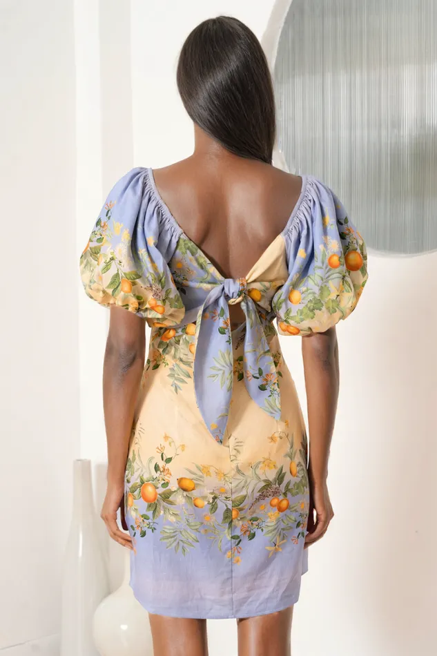 Women YUMI KIM Dresses HARLEY LINEN DRESS Coastal Grove Sunrise