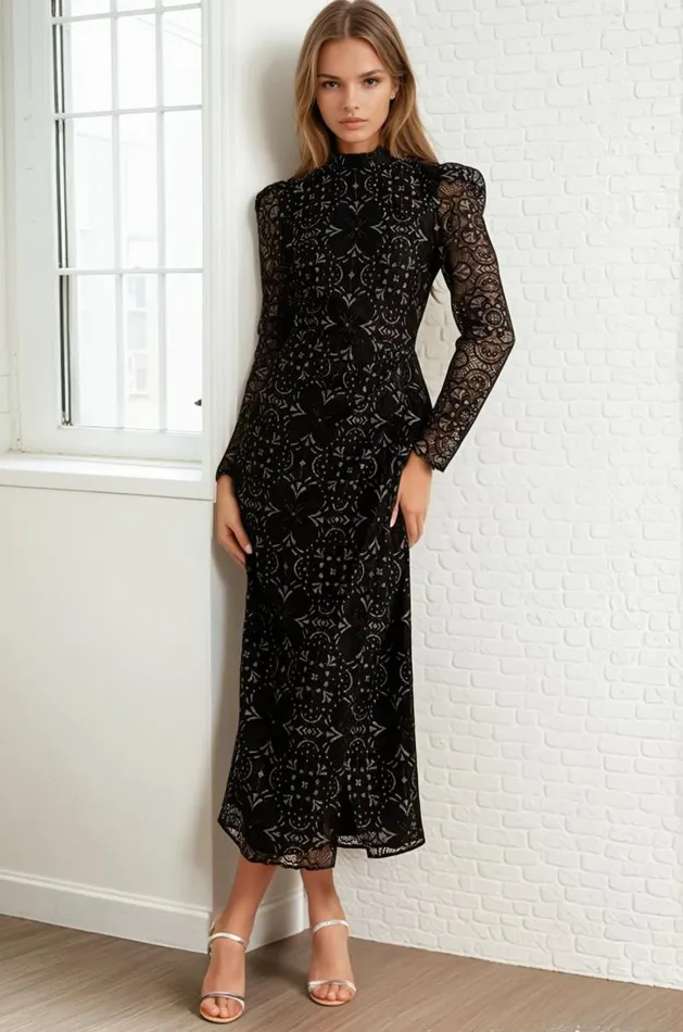 Women YUMI KIM Dresses MAYBEL DRESS Brandy Lace
