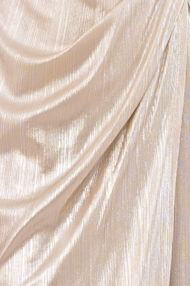 Women YUMI KIM Dresses TIA DRESS Party Metallic Champagne