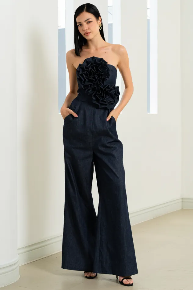 Women YUMI KIM Jumpsuits and Rompers IBIZA JUMPSUIT Chambray